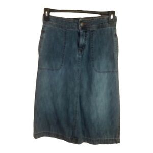 Beautiful Vintage Lee women’s Jeans MIDI Skirt Size 6 S